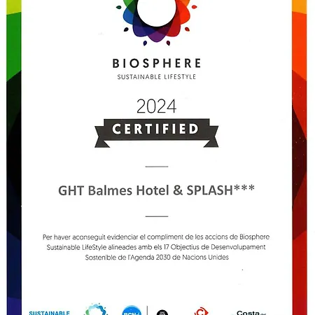Hotel Ght Balmes, Hotel-aparthotel&splash